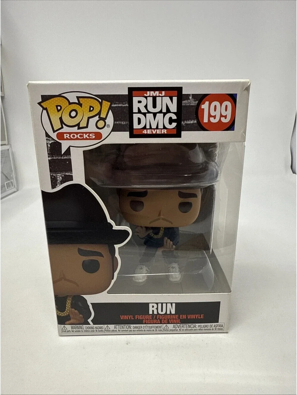 RUN from RUN DMC Hip Hop Rap Group '80's Funko POP! Rocks #199